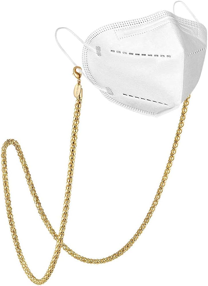 AllenCOCO Glasses Chain, Eyeglass Strap For Women Sunglasses - 14K Gold Eyeglasses Chain, Eye Glasses Holders Around Neck - Image 5